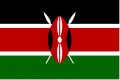 Keňa, národní vlajka země, Public Domain CCO, www.pixabay.com